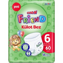 Goon Friend Külot Bebek Bezi Beden:6 (15-25KG) Extra Large 180 Adet Aylık Fırsat Pk