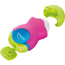 Maped Loopy Silgi ve Hazneli Kalemtraş 2 Si 1 Arada Pembe