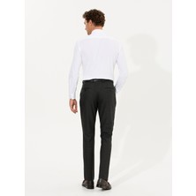 Cacharel Erkek Siyah Dad Fit Kumaş Pantolon 50258526-VR046