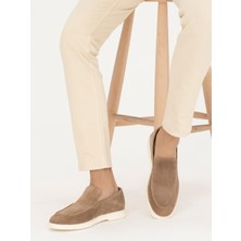 Cacharel Erkek Bej Eva Taban %100 Deri Loafer Ayakkabı 50287554-VR011