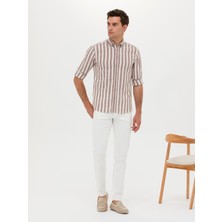 Cacharel Erkek Beyaz Slim Fit Jean Pantolon 50266671-VR013