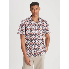 Lee Loose Fit Çok Renkli Erkek Gömlek L241512900 Kısa Kollu Gömlek