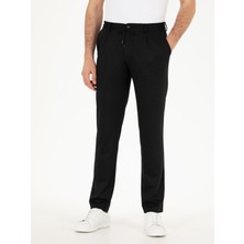 Cacharel Erkek Siyah Slim Fit Kumaş Pantolon 50265279-VR046