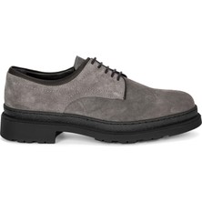 Cacharel Erkek Antrasit %100 Deri Smart Casual Ayakkabı 50259731-090