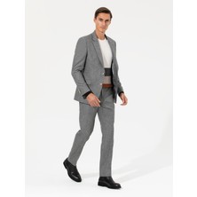 Cacharel Erkek Antrasit Slim Fit Kumaş Pantolon 50255517-VR006