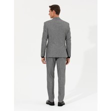 Cacharel Erkek Antrasit Slim Fit Kumaş Pantolon 50255517-VR006