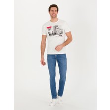 Cacharel Erkek Mavi Regular Fit Jean Pantolon 50268882-DN0022