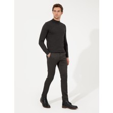 Cacharel Erkek Antrasit Slim Fit Kanvas Pantolon 50257047-VR006