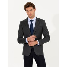 Cacharel Erkek Antrasit Slim Fit Ceket 50258858-VR006