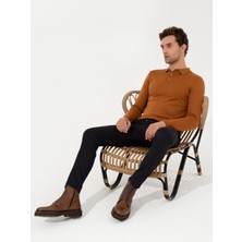 Cacharel Erkek Lacivert Slim Fit Kanvas Pantolon 50257047-VR033