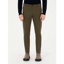 Cacharel Erkek Koyu Haki Pantolon (Kanvas-Chino) 50274020-VR111