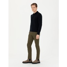 Cacharel Erkek Koyu Haki Pantolon (Kanvas-Chino) 50274020-VR111