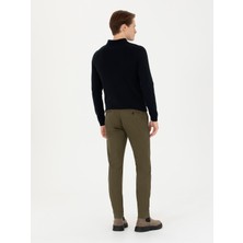 Cacharel Erkek Koyu Haki Pantolon (Kanvas-Chino) 50274020-VR111