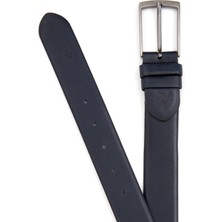 Cacharel Erkek Lacivert Klasik Deri Kemer 50250694-200