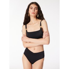 Fabrika Siyah Kadın Bikini Alt 24-Olıva