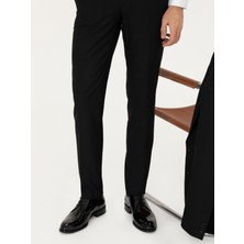 Cacharel Erkek Siyah Microlight Taban %100 Deri Smokin Ayakkabı 50287550-VR046