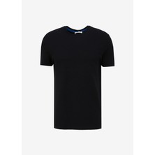 Altınyıldız Classics Siyah Erkek T-Shirt 4A4824200065