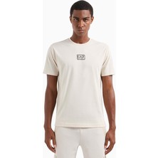 Ea7 Bisiklet Yaka Bej Erkek T-Shirt 3DPT05PJ02Z