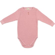 Baboo Waffle Alt - Üst Bebek Takım - Pembe 1-2 Yaş