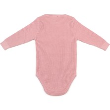 Baboo Waffle Alt - Üst Bebek Takım - Pembe 1-2 Yaş