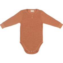Baboo Waffle Alt - Üst Bebek Takım - Kahve 1-2 Yaş