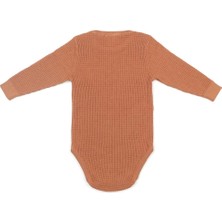 Baboo Waffle Alt - Üst Bebek Takım - Kahve 1-2 Yaş