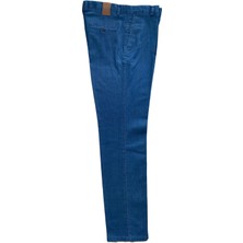 Gruva Erkek Regular Fit Normal Kesim Likralı Esnek Rahat Yüksek Bel Tensel İnce Yazlık Kot Pantolon