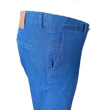 Gruva Erkek Regular Fit Normal Kesim Likralı Esnek Rahat Yüksek Bel Tensel İnce Yazlık Kot Pantolon
