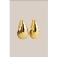 Stainless Çelik Gold Küpe