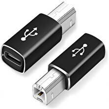 Mavi Ay Bilişim Type C To USB B  Klavye Midi Yazıcı Printer Çevirici Dönüştürücü Adaptör