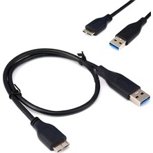 Ulu Bilgisayar USB 3.0 Taşınabilir HDD Kablosu 1 Metre Yüksek Hızlı Veri Aktarımı