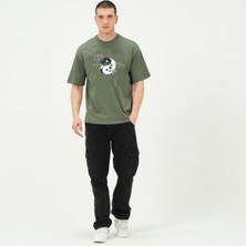 Owut Collection Erkek Sırt Baskı Detaylı Oversize T-Shirt