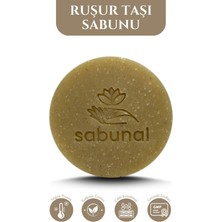 Sabunal Ruşur Taşı Sabunu Mineral Kaynağı Yenileyici ve Arındırıcı Geleneksel Cilt Bakım Sabunu 4 Adet