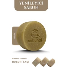 Sabunal Ruşur Taşı Sabunu Mineral Kaynağı Yenileyici ve Arındırıcı Geleneksel Cilt Bakım Sabunu 4 Adet