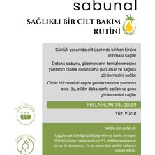 Sabunal Detoks Sabunu Cildin Yeniden Canlanması ve Genç Bir Cilt Için Etkili Doğal Sabun 100 gr