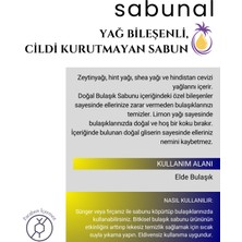 Sabunal Elde Bulaşık Sabunu Doğal Katkısız Cilt ve Doğa Dostu Sabun 4 Adet