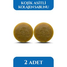 Sabunal Kolajen Sabunu Hyalüronik Asit ve Kojik Asit Içeren Aydınlatıcı Anti-Aging 2 Adet