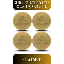 Sabunal Kolloidal Gümüş Suyu Sabunu Kuru Ciltler Için Besleyici Cilt Bakımı 4 Adet