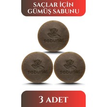 Sabunal Kolloidal Gümüş Suyu Sabunu Saçlar Için, Hacim, Güç ve Dökülmelere Karşı 3 Adet