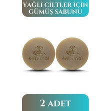 Sabunal Kolloidal Gümüş Suyu Sabunu Yağlı Ciltler Için Besleyici Cilt Bakımı 2 Adet