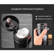 Refox Snape Filtreli Çift Katmanlı Mug Termos Bardak 380ML Fuşya Renk