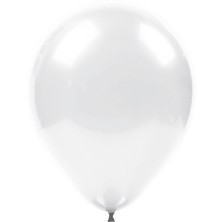 Kikajoy Eko Beyaz Metalik Balon 10" 100'LÜ