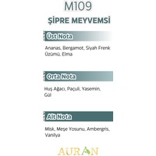 Auran M109 - Aventus Erkek Parfüm Fresh Şipre Meyvemsi 50ML