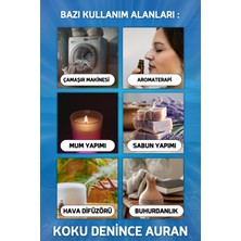 Auran Misk & Gül Esansiyel Uçucu Yağ Esans Koku Yağı Hobi Esans Mum Sabun Oda Kokusu 1000ML