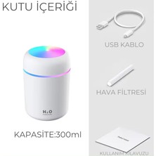 Humidifier Taşınabilir Ultrasonik Hava Nemlendirici Buhar Makinesi ve Aroma Difüzörü