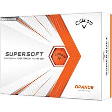 Callaway Bl Cg Supersoft Orange  - Üçlü Golf Topu Turuncu Renk