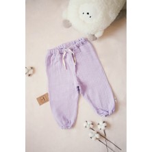 Pahta 4 Kat Müslin  Pamuk Kız Çocuk Pantolonu