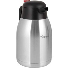 Refox Penguen 1200A Çift Katlı Çelik Termos 2 Litre Çay Termosu