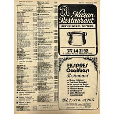 Hasyılmaz Izmir 1982-1983 Meslek Reklam Ilanı Efemera S493