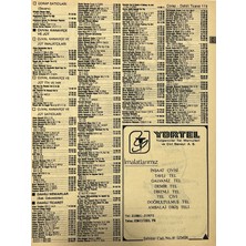 Hasyılmaz Izmir 1982-1983 Meslek Reklam Ilanı Efemera S115